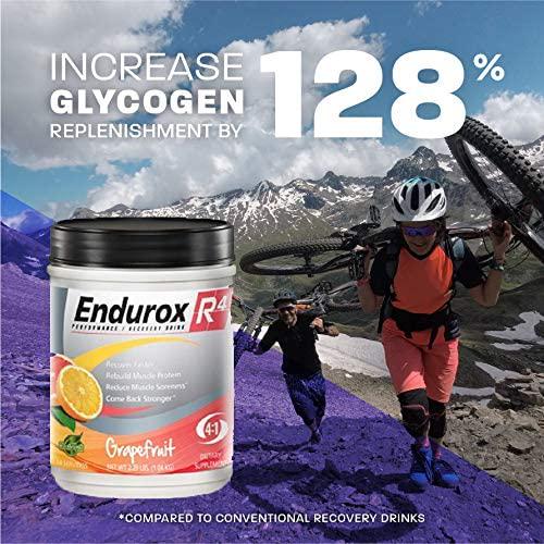 PacificHealth Endurox R4, Post Workout Recovery Drink Mix with Protein, Carbs, Electrolytes and Antioxidants for Superior Muscle Recovery, Net Wt. 4.56 lb, 28 Serving (Fruit Punch)