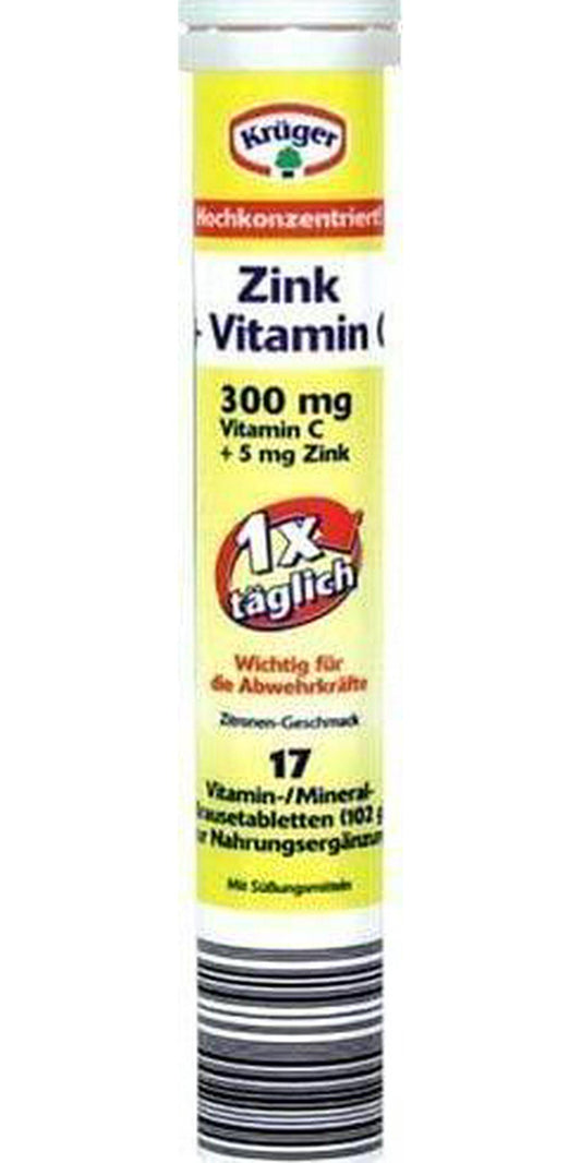 (Pack of 3) - Krueger Vitamin C 20 Effervescent Tablets (Pack of 3)