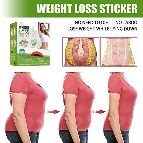 Parches para Bajar De Peso Rapido, 90 Pcs/Box Parches para Adelgazar Cintura, Abdomen y Glúteos, Promueve el Metabolismo y la Quema de Grasa