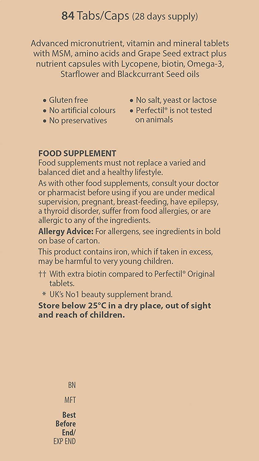 Perfectil by Vitabiotics Max Tablets and Capsules x 28 x 56