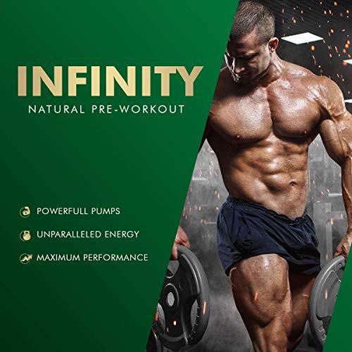 Performance Stack - Infinity Pre Workout Powder, Energy, Focus and Pumps, Beta Alanine | Amino Mend Post Workout Muscle Recovery, Amino Acids | Test Boost Natural Stamina, Endurance, Strength