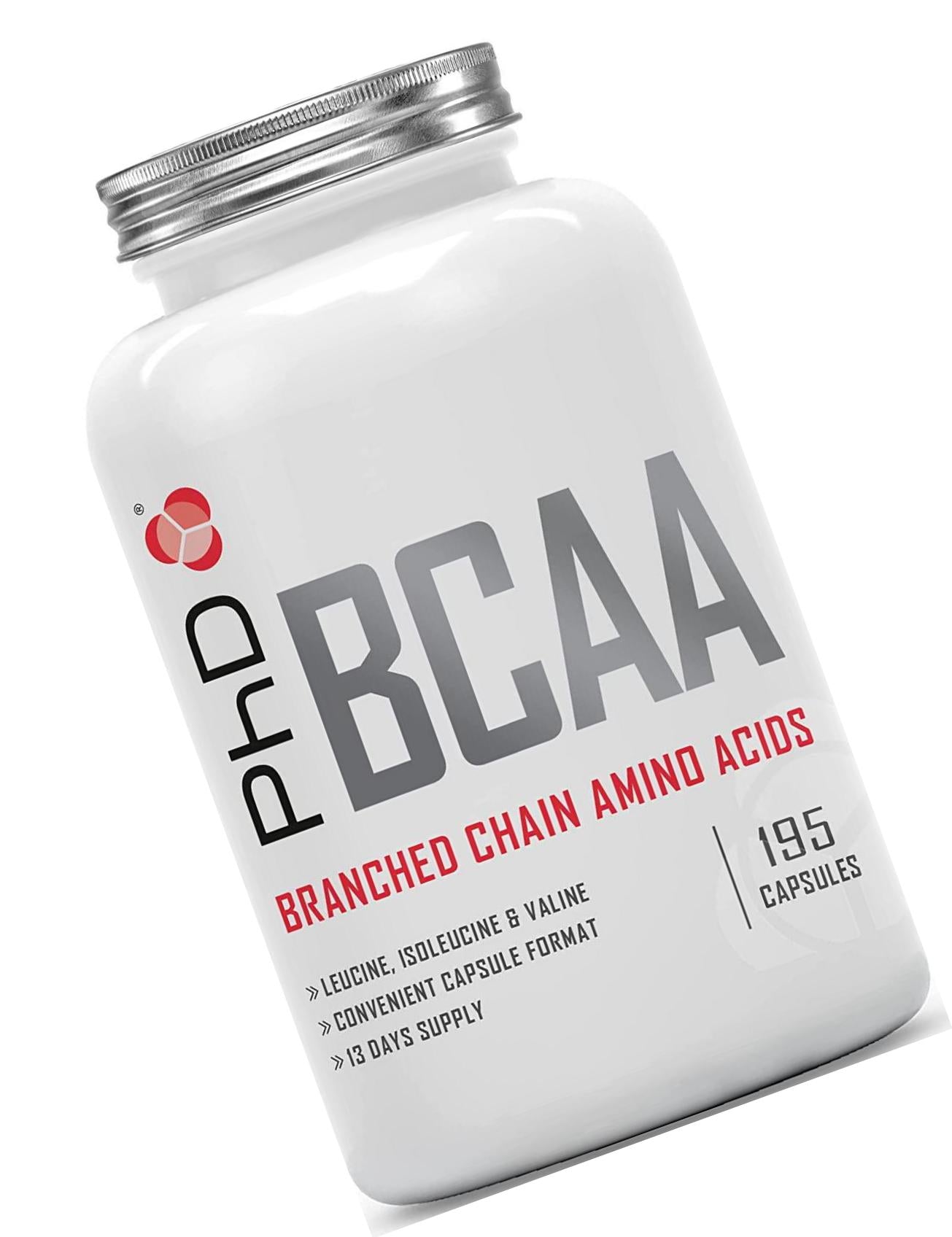 PhD Nutrition BCAA's, 195 Capsules