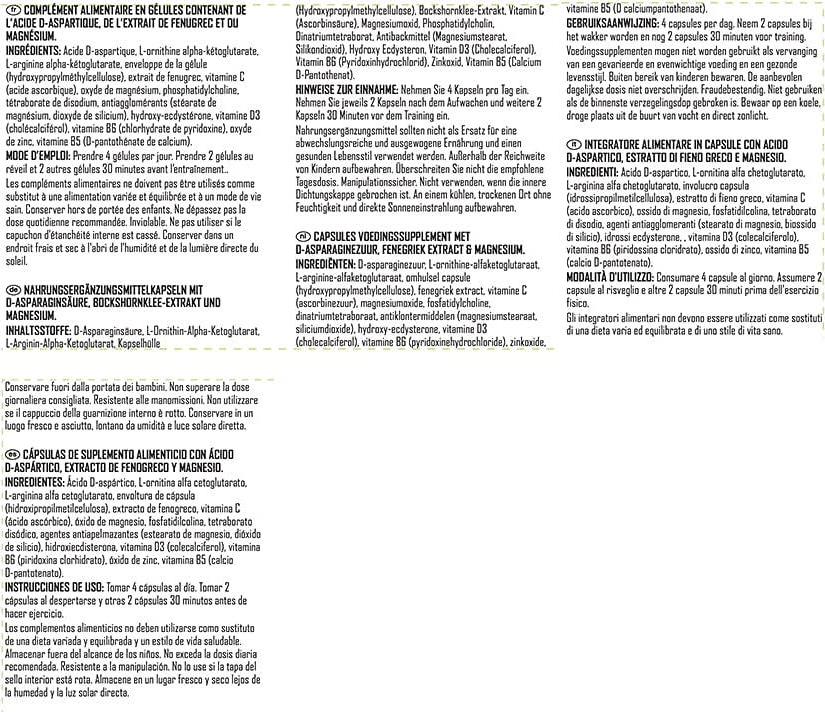 PhD Nutrition Test Matrix Testosterone Support, 120 Capsules, PHD-TESTMATRIX120S