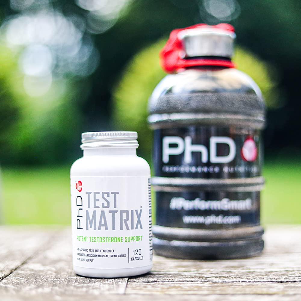 PhD Nutrition Test Matrix Testosterone Support, 120 Capsules, PHD-TESTMATRIX120S