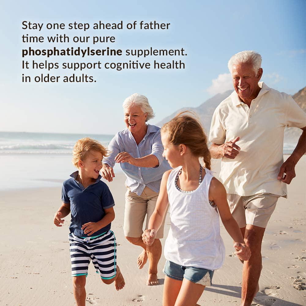 Phosphatidylserine 100mg, 100% Soy Free, Best Pure Phosphatidylserine, Intelligent Labs