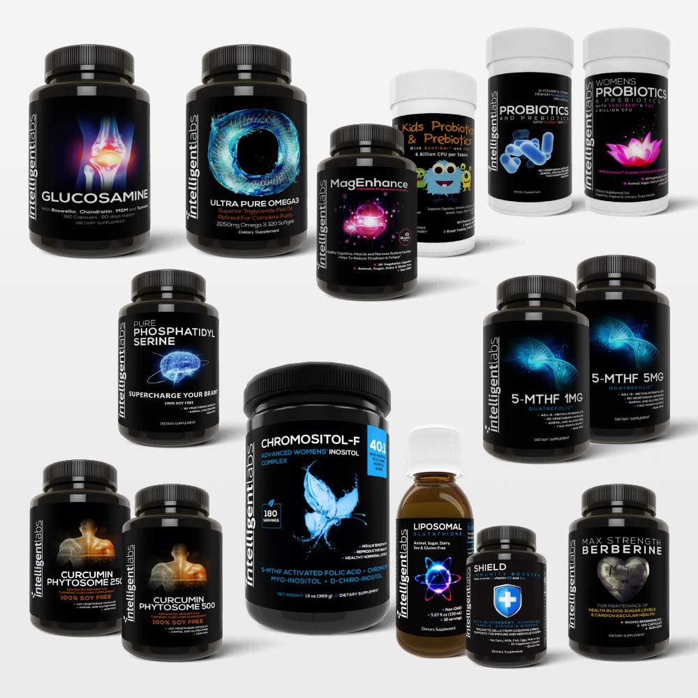 Phosphatidylserine 100mg, 100% Soy Free, Best Pure Phosphatidylserine, Intelligent Labs