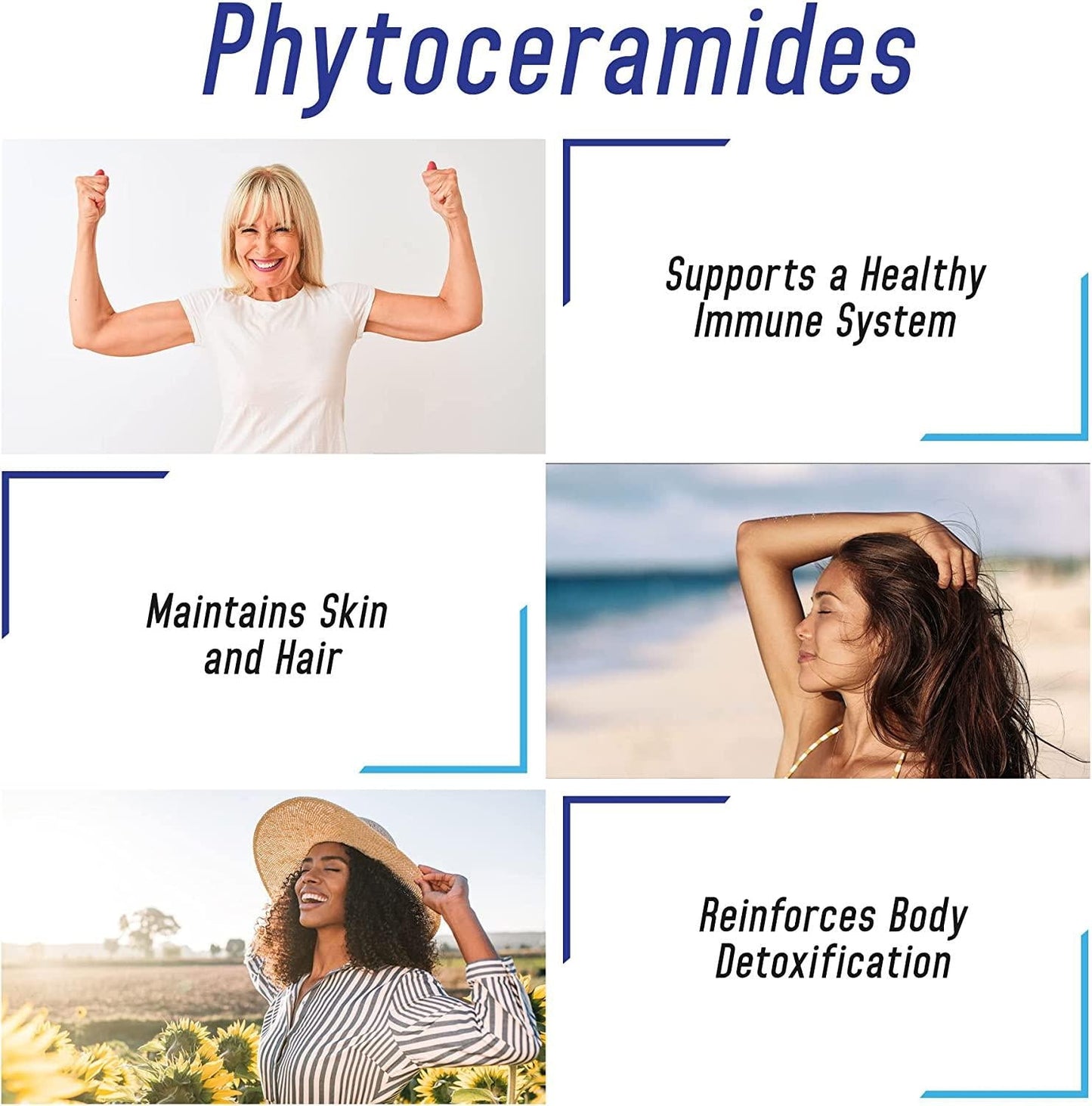 Phytoceramides 700mg - 200 Capsules All Natural Wheat Free and Plant Based - Phytoceramide Supplement - 700 mg per Serving - Skin Hydration, Repair, Rejuvination.