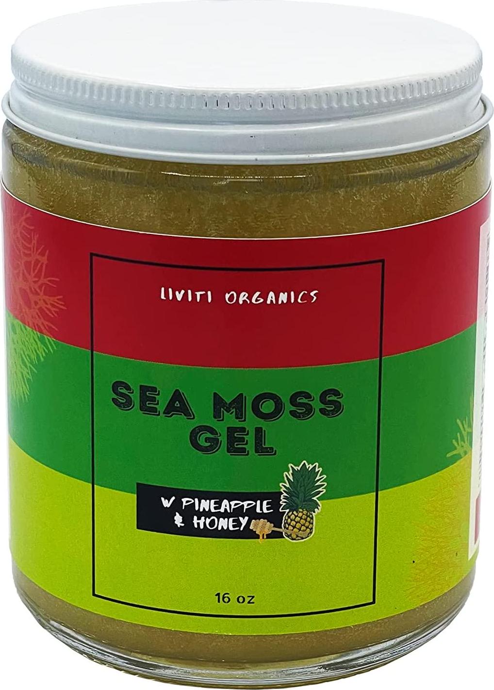 Pineapple sea Moss Gel with Extra Honey - Vitamin and Mineral Rich Sea Moss