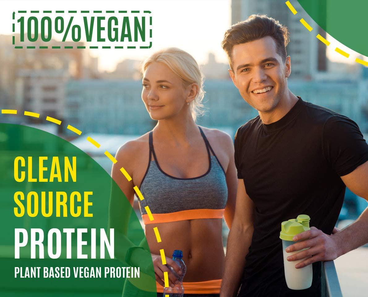 Plant Based - 100% Pure Organic Hydrolyzed Pea Protein Powder - Canada Grown Yellow Pea, Vegan Natural Unflavored, Dairy Free, Gluten Free, Soy Free, Sugar Free, Non-GMO with BCAA 2.62lb