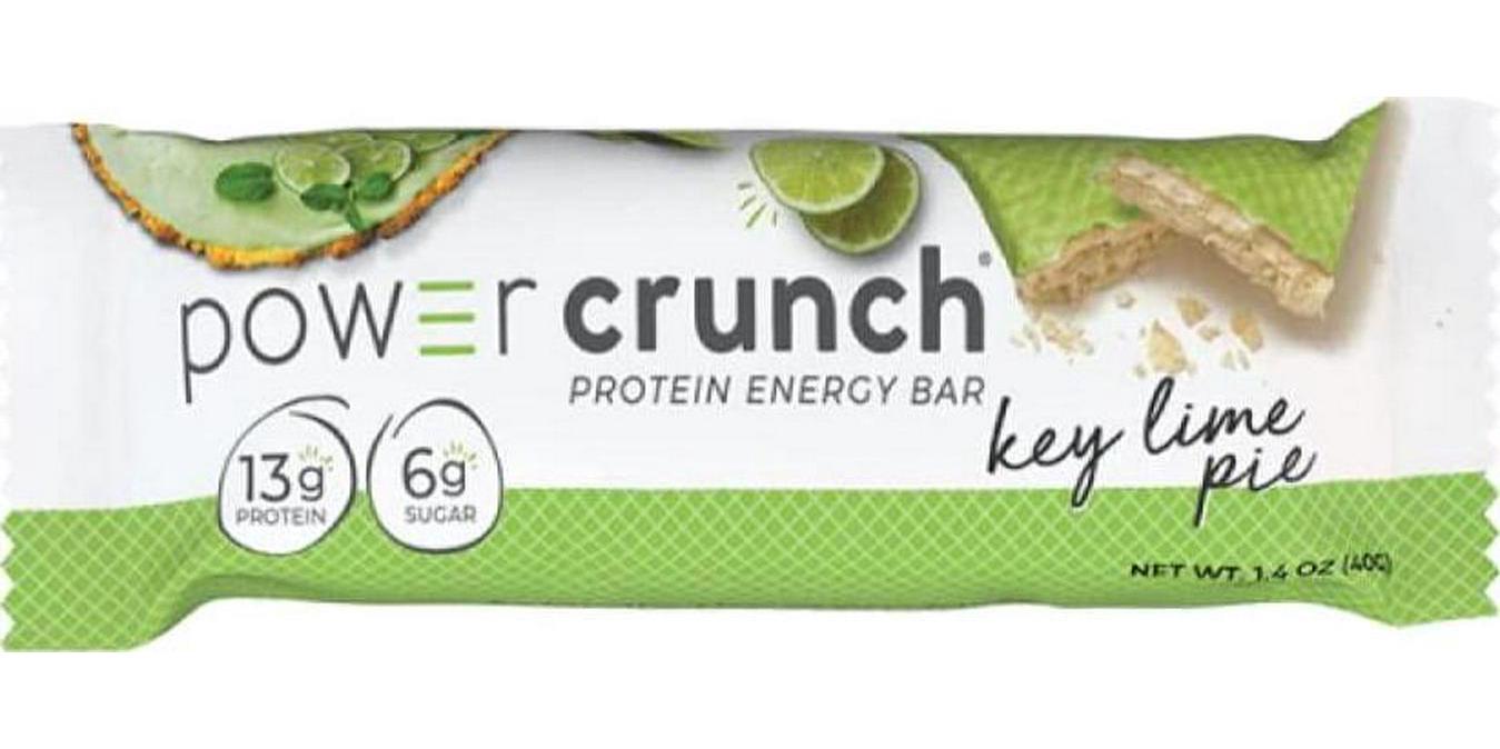 Power Crunch | Protein Energy Wafer Bar - 13g Whey Protein Isolate, Low Sugar, Low Carb, Micro Peptides, Delicious, Light, Naturally Flavored | (Key Lime - 1 Pack - 5 Bars)
