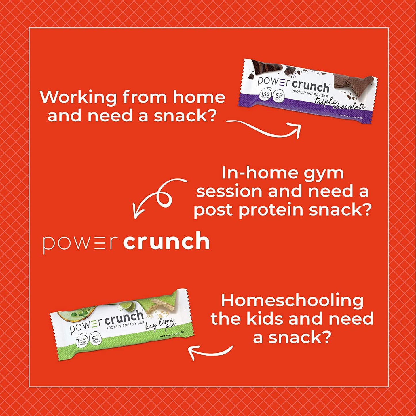 Power Crunch Whey Protein Bars, High Protein Snacks with Delicious Taste, Lemon Meringue, 1.4 Ounce (12 Count)