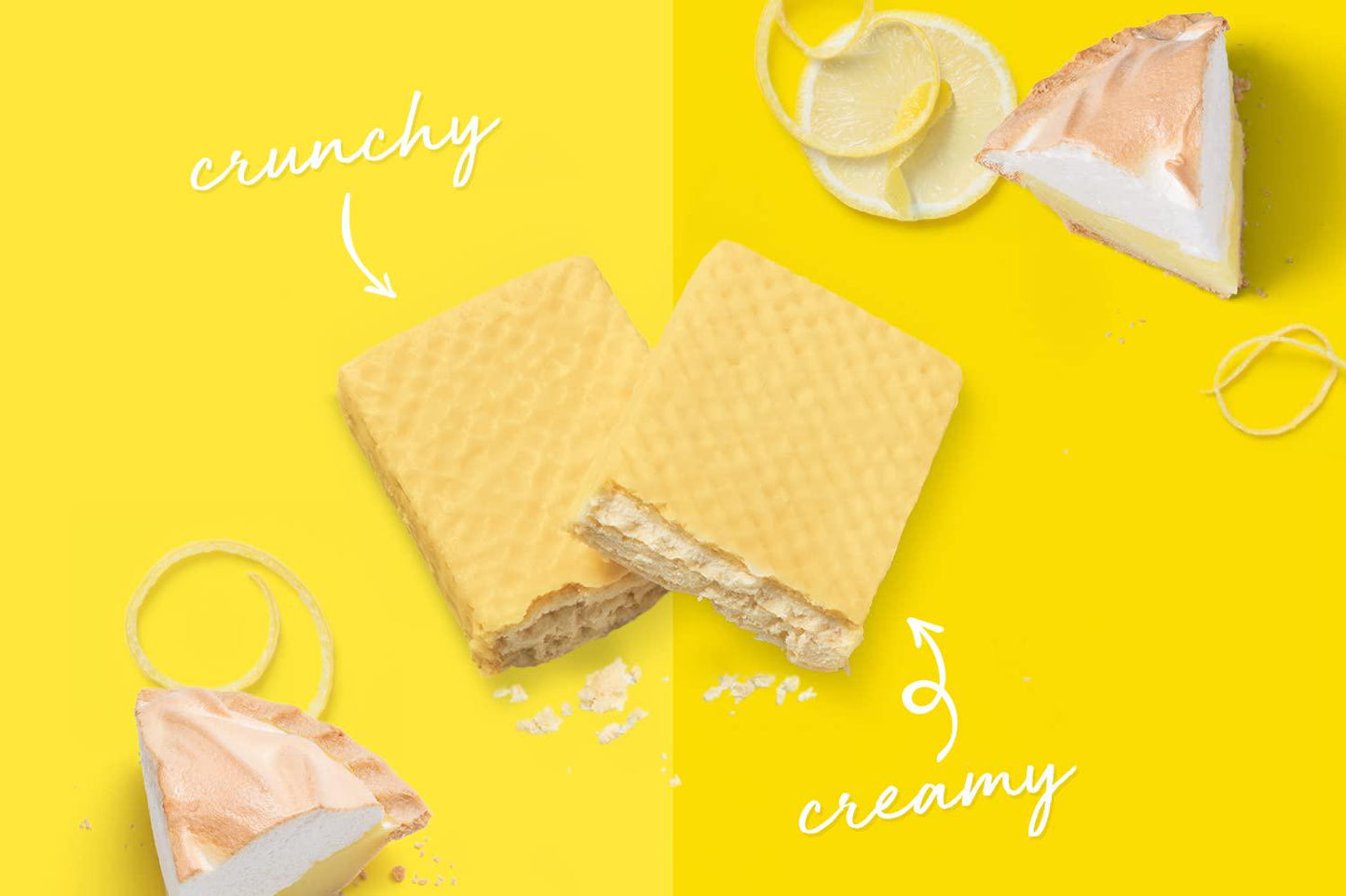 Power Crunch Whey Protein Bars, High Protein Snacks with Delicious Taste, Lemon Meringue, 1.4 Ounce (12 Count)