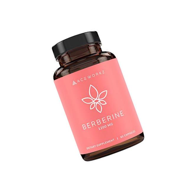 Premium Berberine HCL for Healthy Blood Sugar Levels - 1200mg of Pure Berberine - Supports Glucose Metabolism and Weight Loss (90 Capsules)