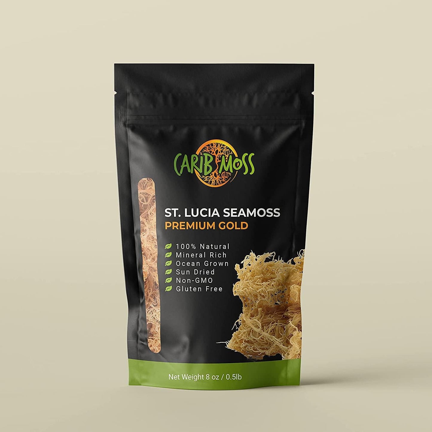 Premium Gold St. Lucia Sea Moss