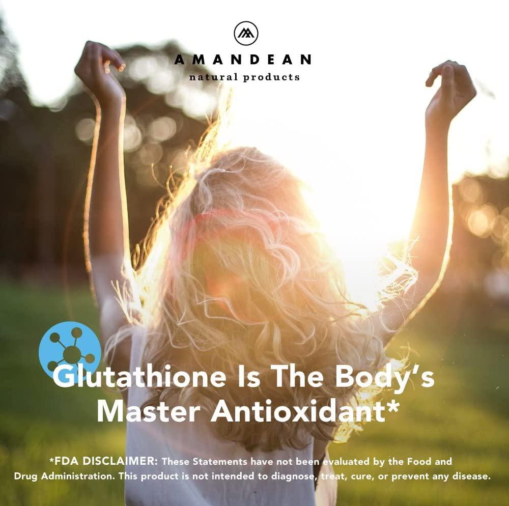 Premium Liposomal Glutathione Supplement | Liquid Reduced L Glutathione 500mg | Detox, Immune Support, Brain Function, Anti-Aging, Skin Lightening | Non-GMO Sunflower Lecithin | Soy-Free and Vegan