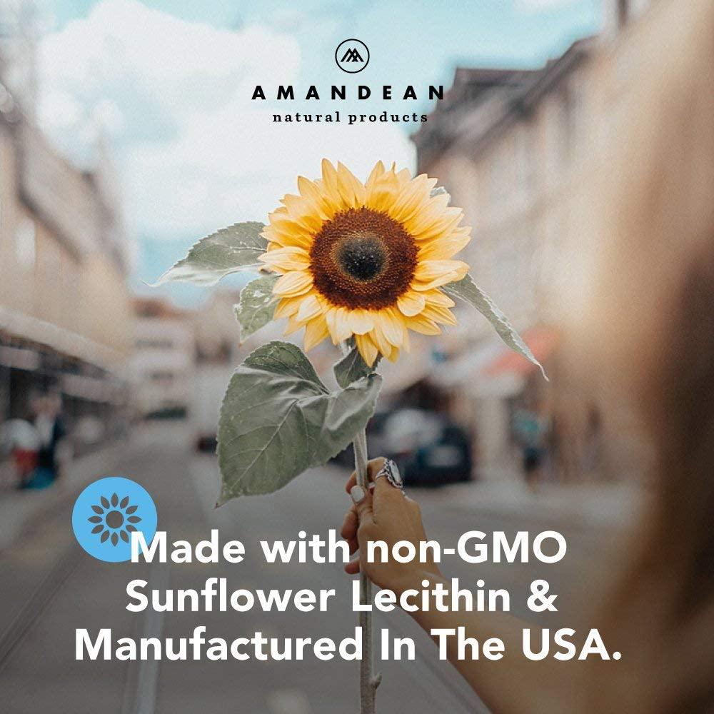 Premium Liposomal Glutathione Supplement | Liquid Reduced L Glutathione 500mg | Detox, Immune Support, Brain Function, Anti-Aging, Skin Lightening | Non-GMO Sunflower Lecithin | Soy-Free and Vegan