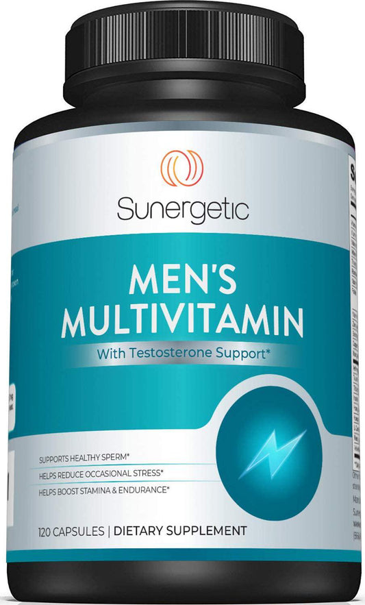 Premium Men’s Fertility Support Supplement – Powerful Men’s Multivitamin– Supports Energy, Stamina, Endurance and Stress Management – with Zinc, Ashwagandha, Maca, L-Carnitine and Vitamins – 120 Capsules