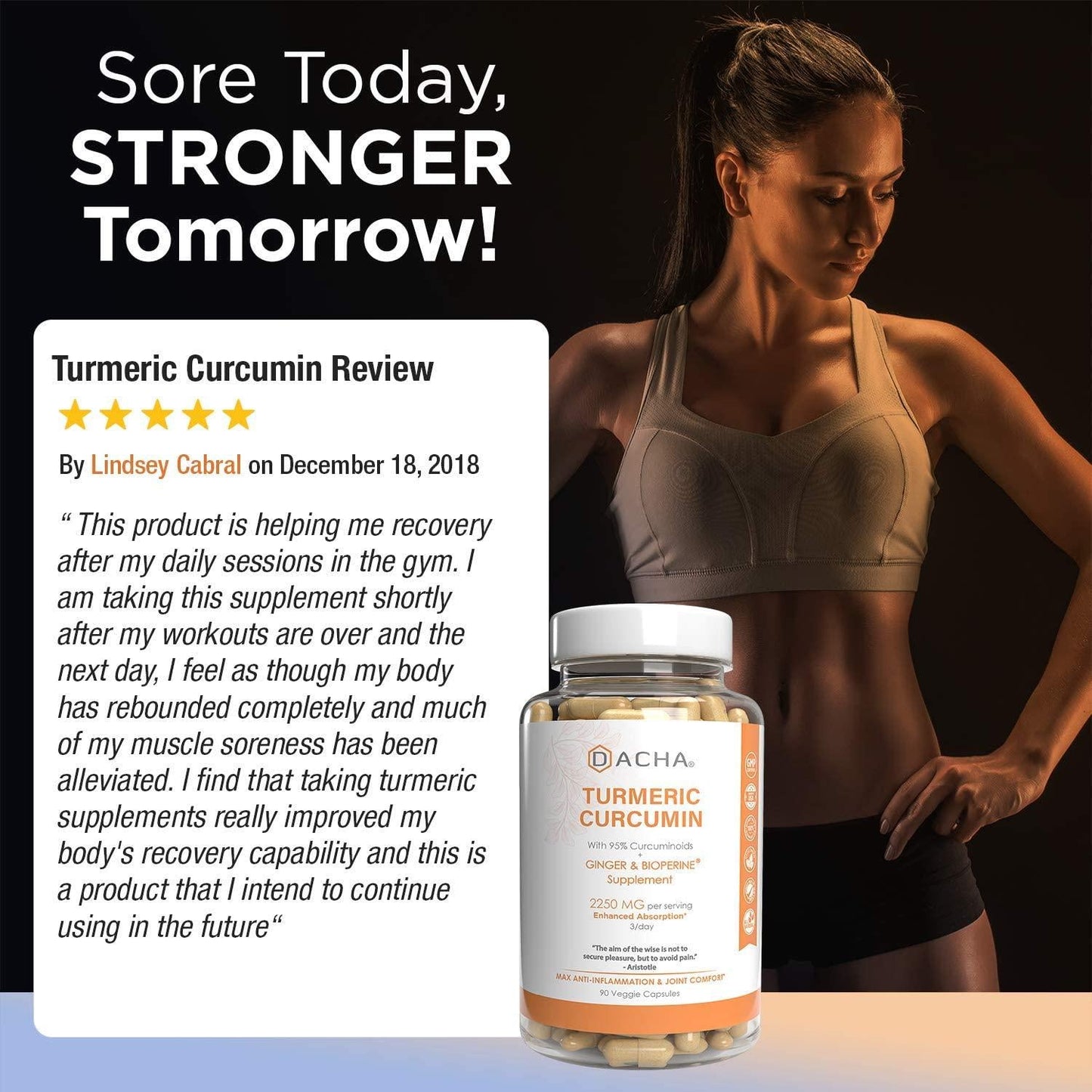Premium Pre and Post Workout Support Bundle L-Arginine and Turmeric Curcumin, With Ginger, Bioperine, High Potency Formula Capsule Count, Nitric Oxide Booster, Joint Pain Relief, Support Exercise Energy