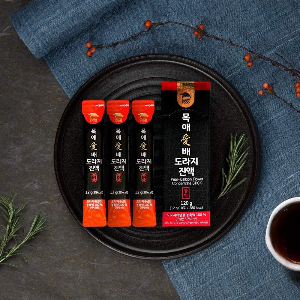 Premium Sugar-Free Korean Pear, Ginger and Balloon Flower Extract Liquid Concentrate Stick - Natural and Pure - Health Care for Changing Season - for Men and Women of All Ages