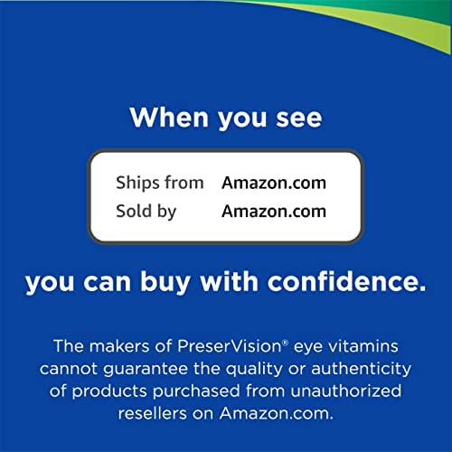 PreserVision AREDS 2 Vitamin and Mineral Supplement 120 Count Soft Gels, Packaging May Vary