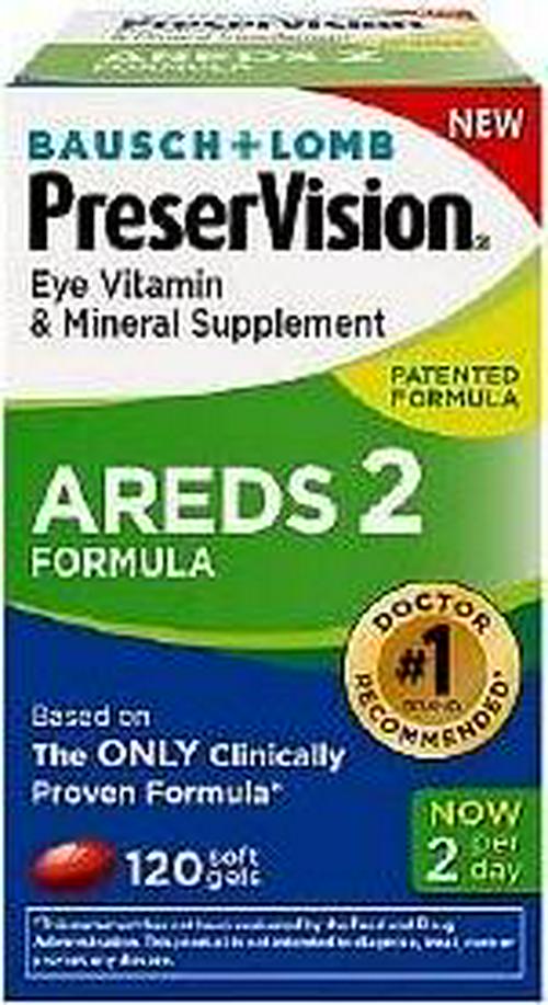 PreserVision AREDS 2 Formula Eye Vitamin and Mineral Supplement, Softgels, 120 ea