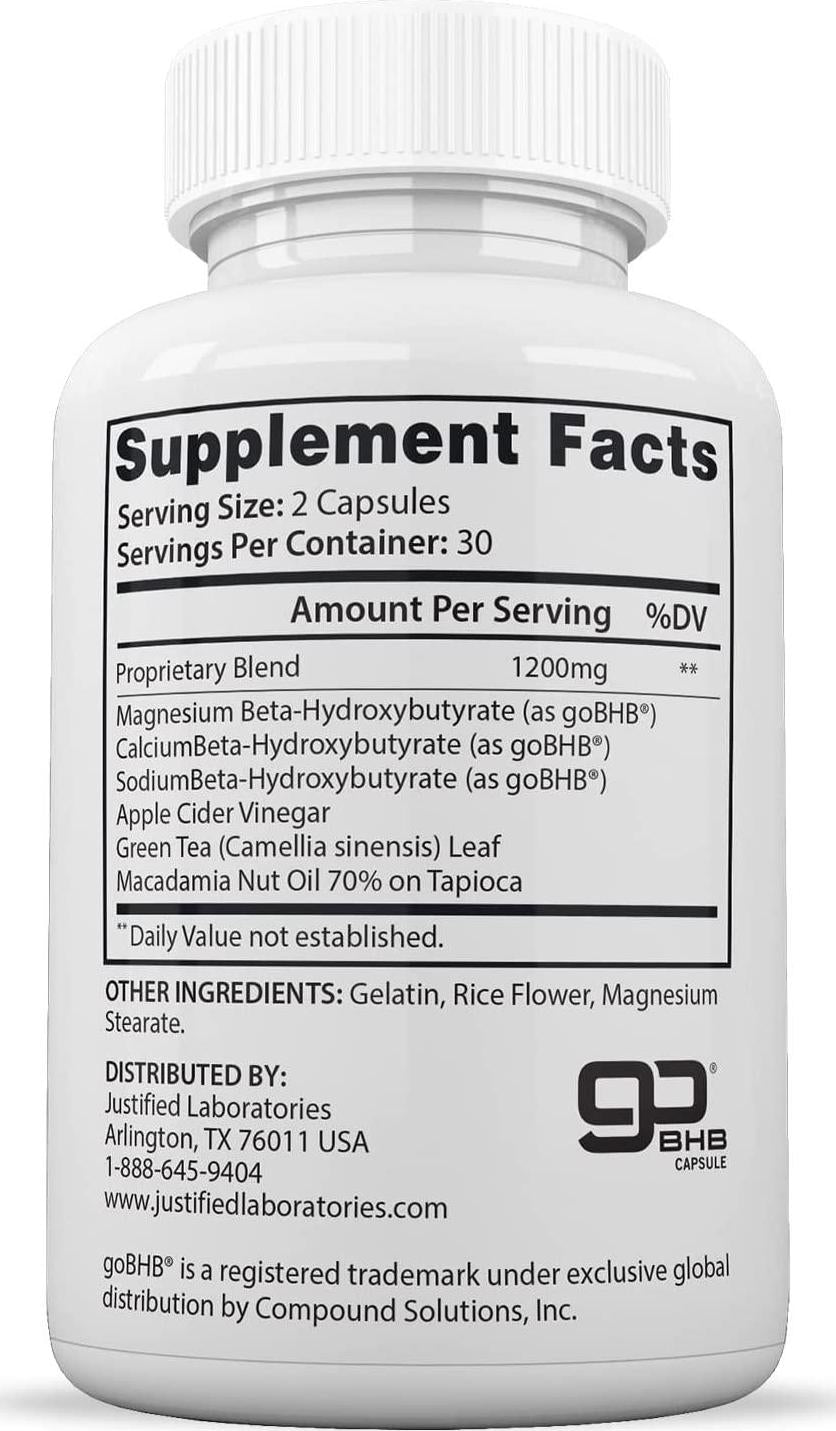 Prestige Keto Max 1200MG Pills Includes Apple Cider Vinegar goBHB Strong Exogenous Ketones Advanced Ketogenic Supplement Ketosis Support for Men Women 60 Capsules