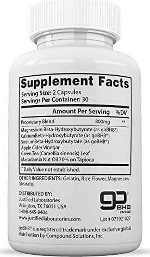 Prestige Keto Pills Includes Apple Cider Vinegar goBHB Exogenous Ketones Advanced Ketogenic Supplement Ketosis Support for Men Women 60 Capsules