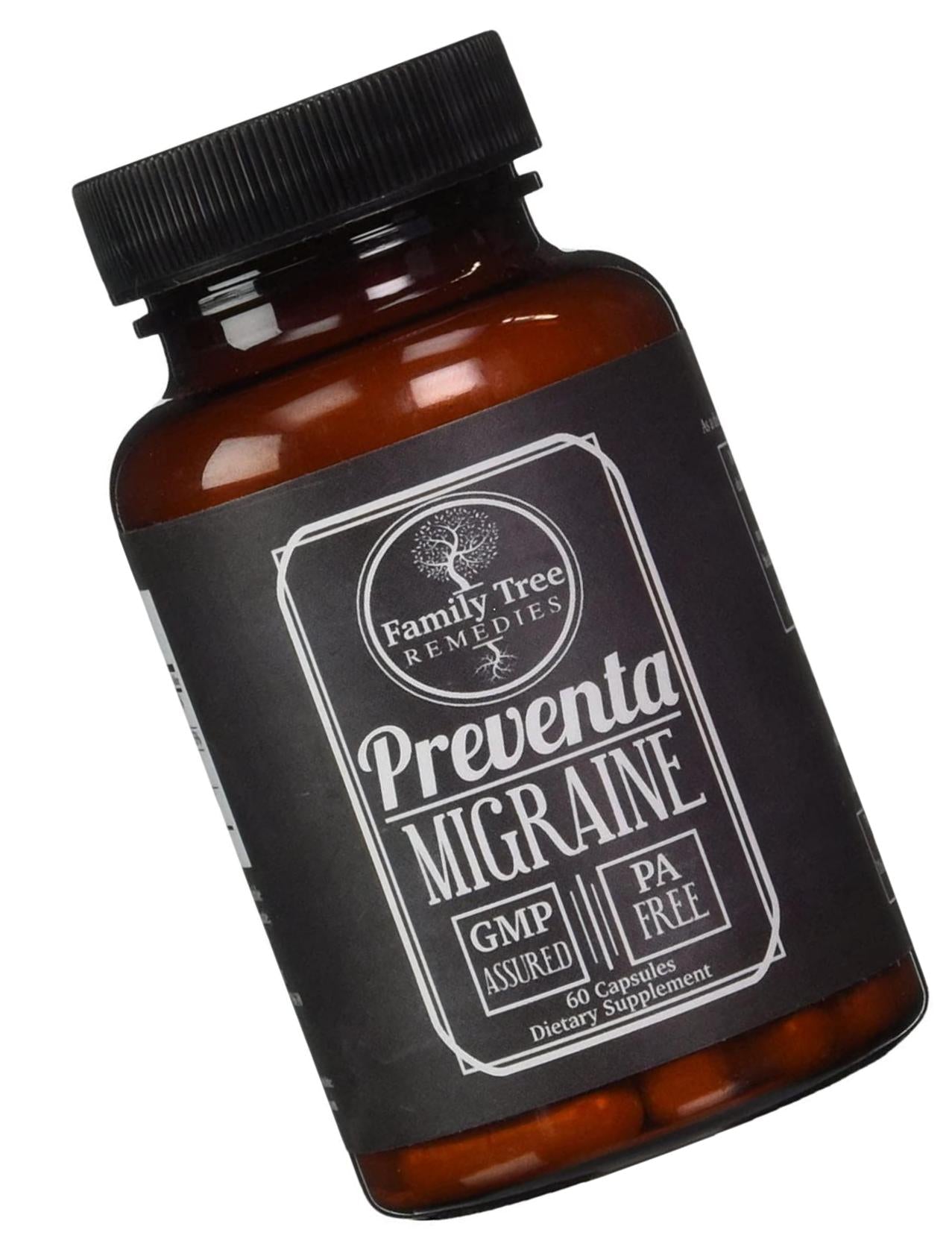 Preventa Migraine- with PA Free Butterbur Root, Magnesium, Riboflavin, and Feverfew