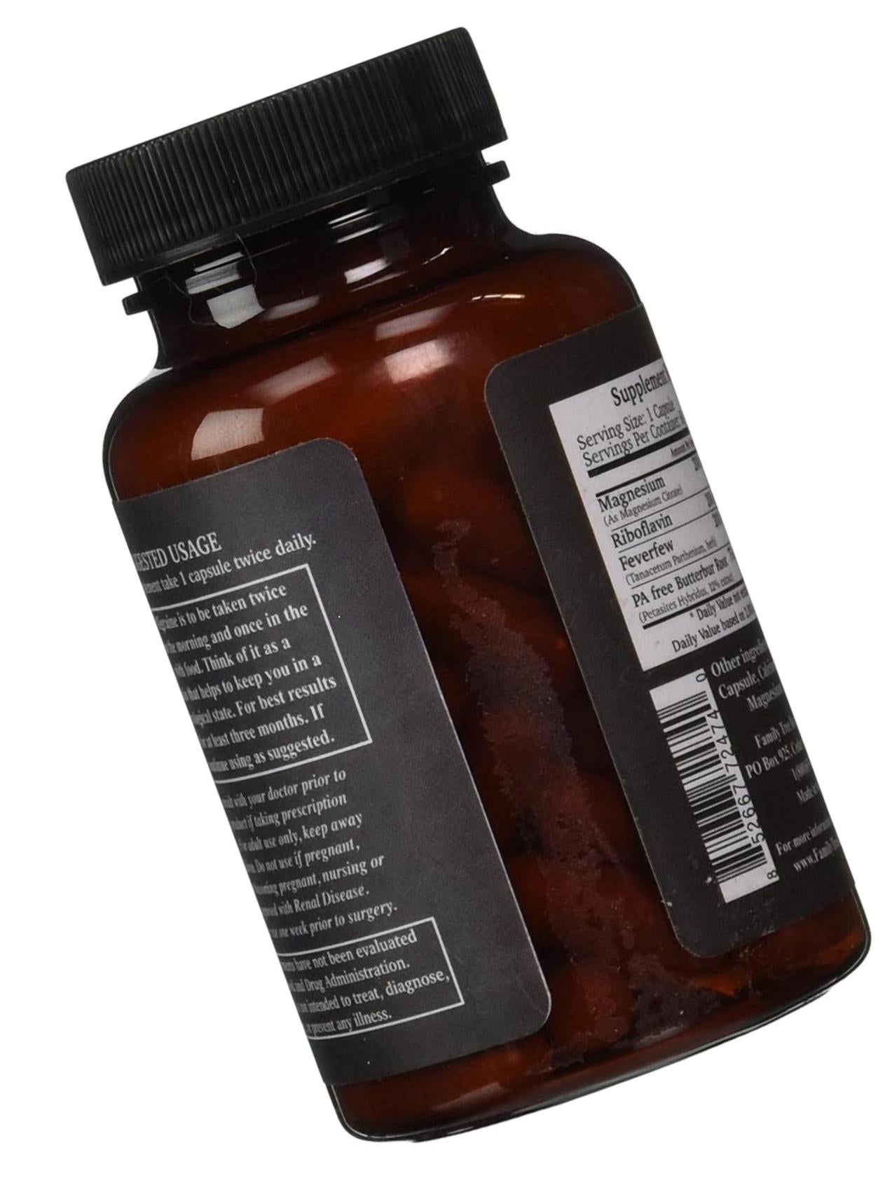 Preventa Migraine- with PA Free Butterbur Root, Magnesium, Riboflavin, and Feverfew