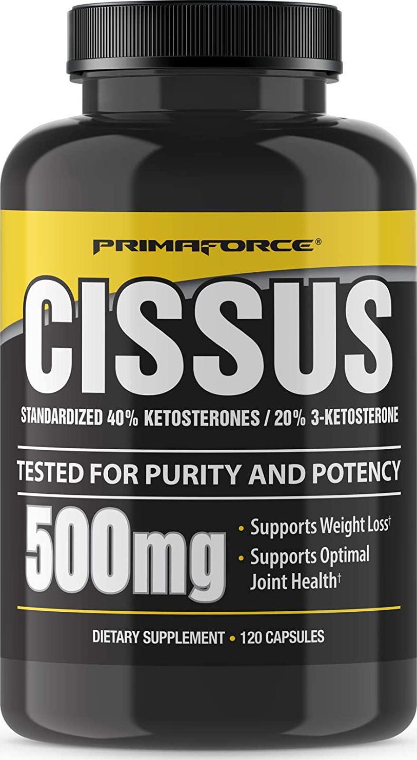 PrimaForce Cissus Quadrangularis Extract, - 120 Capsules, 1000mg per serving - Premium Joint Pain Relief for Men and Women, Enhances Recovery