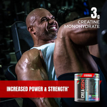 ProSupps CreaGEN Creatine Monohydrate Powder with HMB for Muscle Growth and Recovery - Creatine Matrix Workout Powder for Increased Energy, Strength and Power (30 Servings, Rocket Pop)