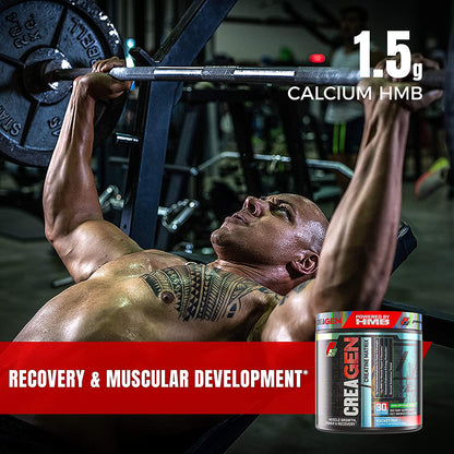 ProSupps CreaGEN Creatine Monohydrate Powder with HMB for Muscle Growth and Recovery - Creatine Matrix Workout Powder for Increased Energy, Strength and Power (30 Servings, Rocket Pop)