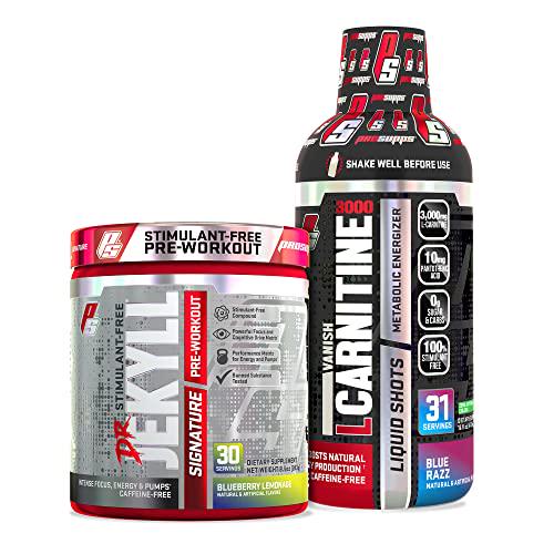 ProSupps Dr. Jekyll Signature Blueberry Lemonade and L-Carnitine 3000 Blue Razz Bundle