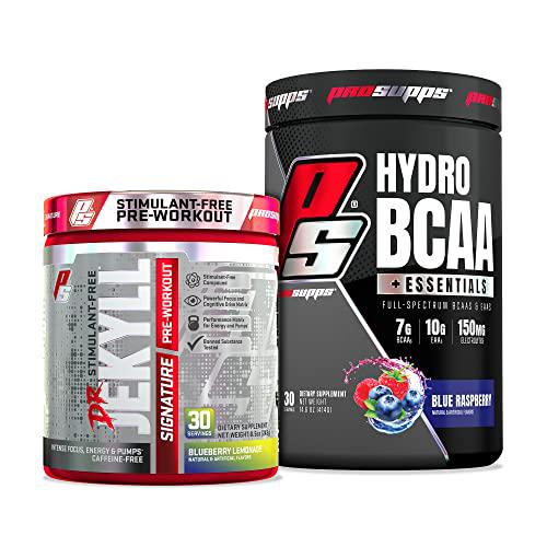 ProSupps Dr. Jekyll Signature Blueberry Lemonade and HydroBCAA Blue Raspberry Bundle