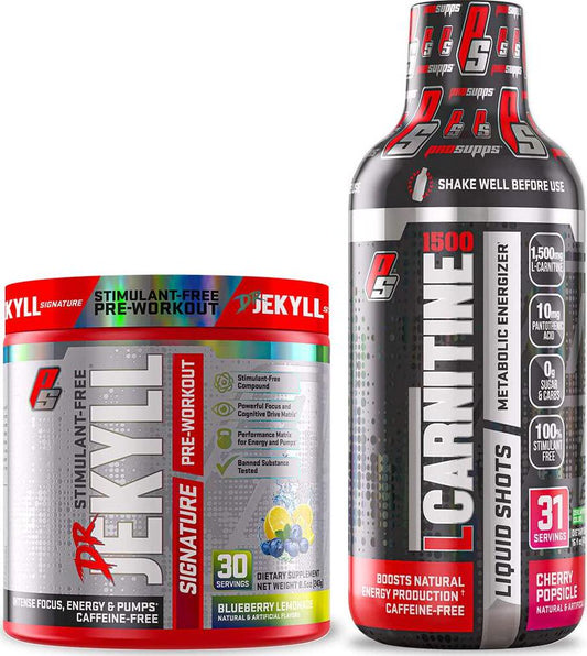 ProSupps Dr. Jekyll Signature Blueberry Lemonade and L-Carnitine 1500 Sour Watermelon Candy Bundle