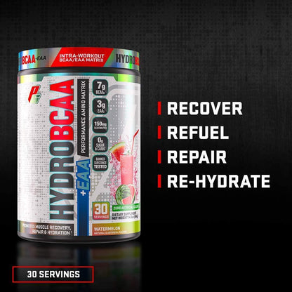 ProSupps HydroBCAA BCAA/EAA Full Spectrum Matrix, 7g BCAAs, 3g EAAs, 0g Sugar, 0g Carbs, 30 Servings, (Blackberry Lemonade Flavor)