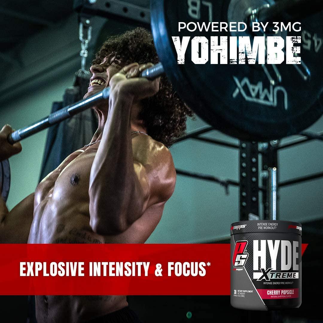 ProSupps Mr. Hyde NitroX Pre-Workout Powder Energy and Nitric Oxide Boosting Drink, Intense Sustained Energy, Pumps and Focus Powered by Yohimbe, Beta Alanine, Creatine and Nitrosigine, 30 True Servings