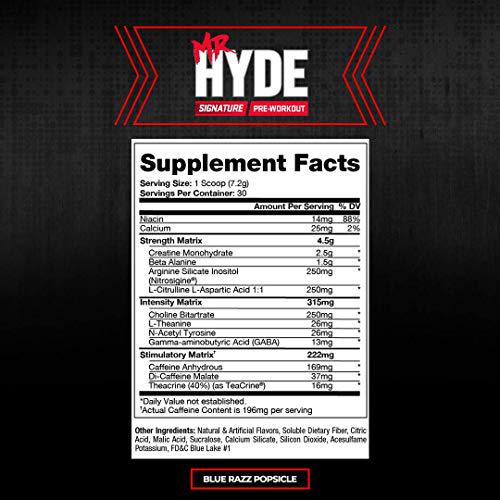 ProSupps Mr. Hyde Signature Blue Razz and Hyde Max Pump Blue Razz Bundle