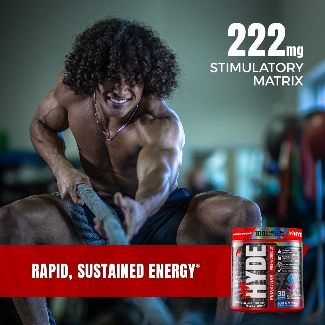 ProSupps Mr. Hyde Signature Series Blue Razz and HydroBCAA + Essentials Blue Raspberry Bundle