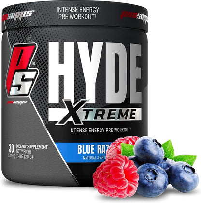 ProSupps Mr. Hyde Xtreme (Former NitroX) Pre-Workout Powder Energy Drink - Intense Sustained Energy, Pumps and Focus with Beta Alanine, Creatine and Nitrosigine, (30 Servings, Blue Razz Blitz)