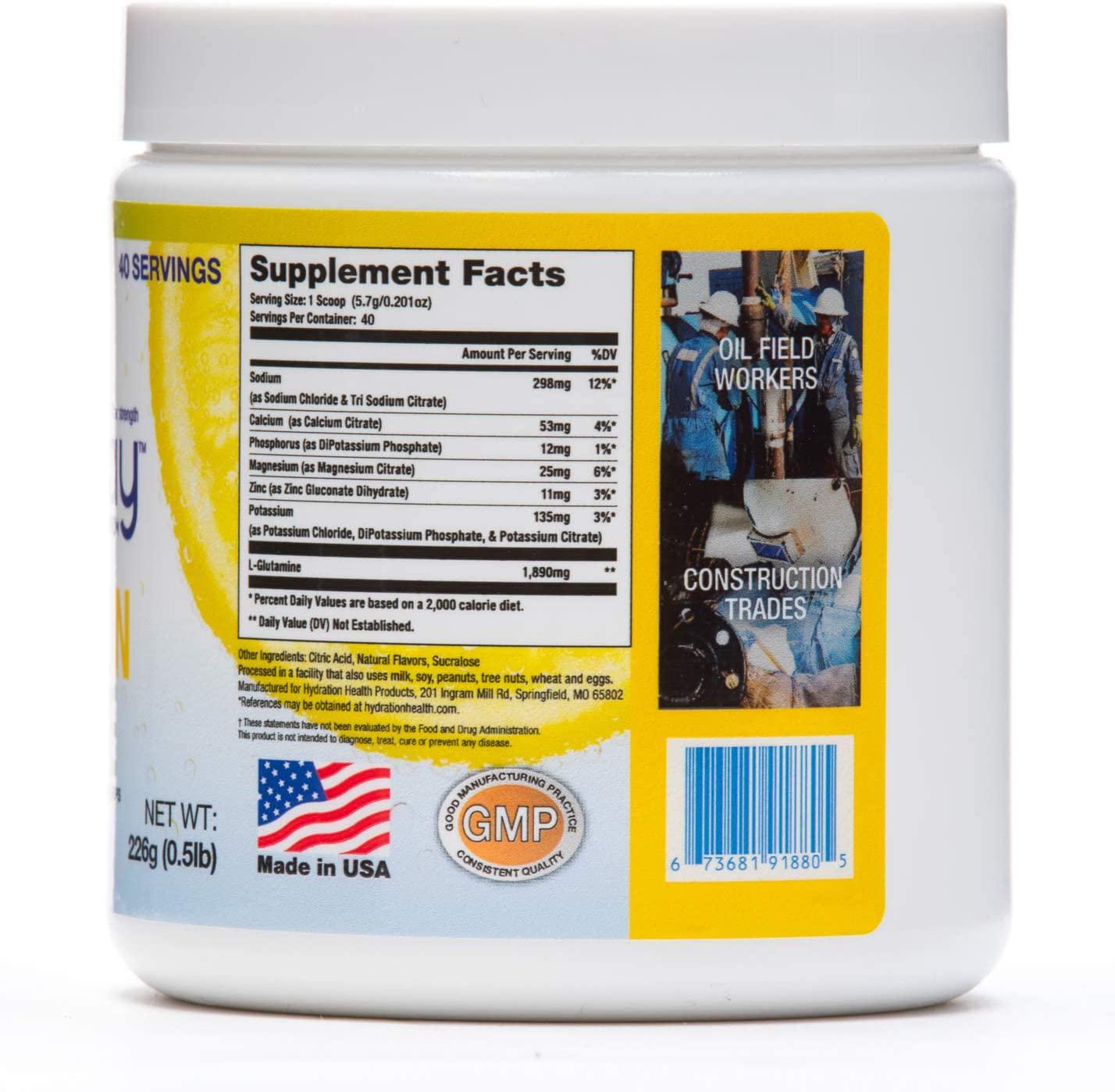 Pro:Play Electrolyte Hydration Drink with Magnesium + Zero Sugar in 40 Serving Tub (Lemon Lime)