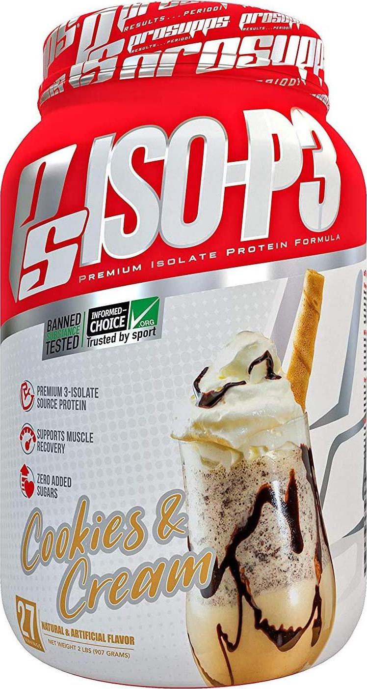 Pro Supps ISO-P3 Premium Isolate Protein Formula, Cookies and Cream - 907 Grams