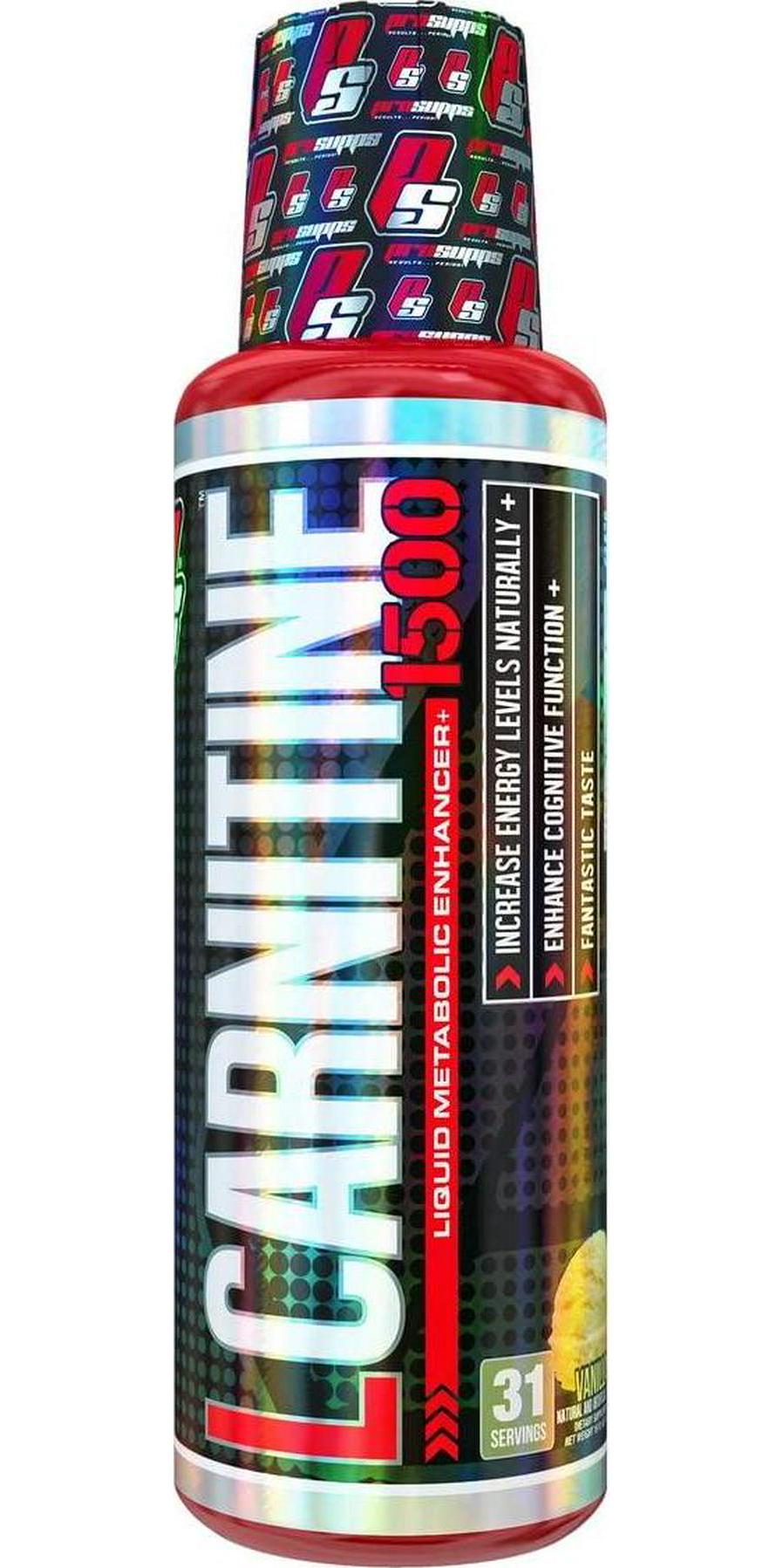 Pro Supps L-Carnitine 1500 Liquid Fat Burner, Metabolic Enhancer (Vanilla Flavor), 31 Servings, Torch Fat and Get Ripped