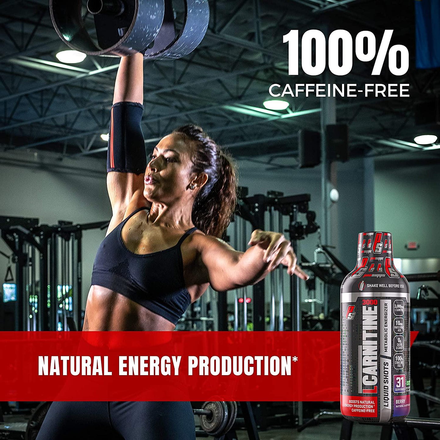 Pro Supps L-Carnitine 1500 Liquid Fat Burner, Metabolic Enhancer (Berry Flavor), 31 Servings, Torch Fat and Get Ripped