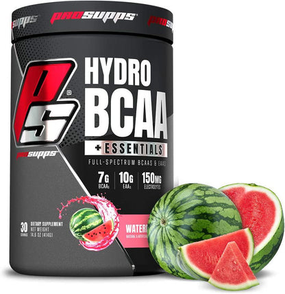 Pro Supps Watermelon Hydro BCAA + Essentials Powder, 30 Serve