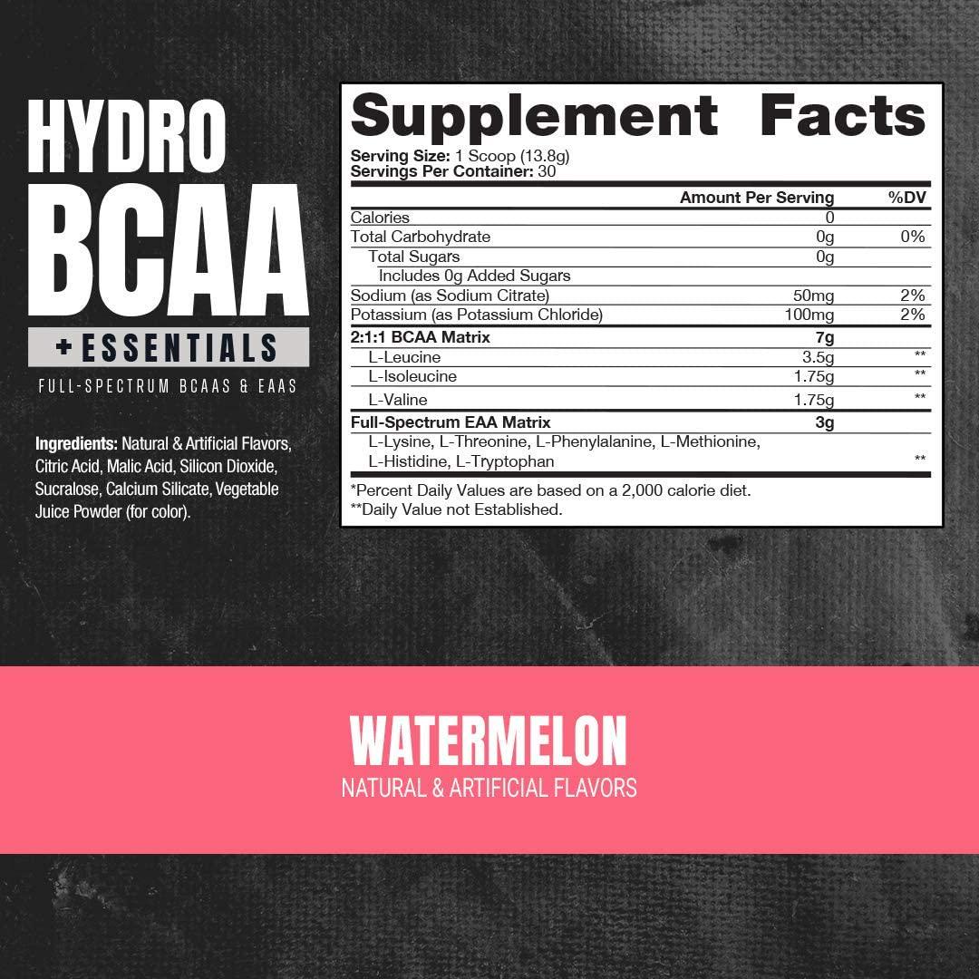 Pro Supps Watermelon Hydro BCAA + Essentials Powder, 30 Serve