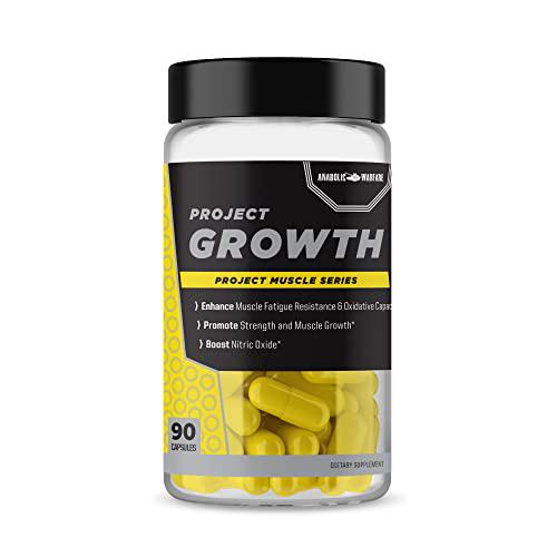 Project Growth by Anabolic Warfare - Strength, Supports Muscle Growth, Promotes Recovery, Boost Nitric Oxide, Made with Botanicals*