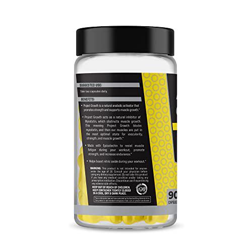 Project Growth by Anabolic Warfare - Strength, Supports Muscle Growth, Promotes Recovery, Boost Nitric Oxide, Made with Botanicals*