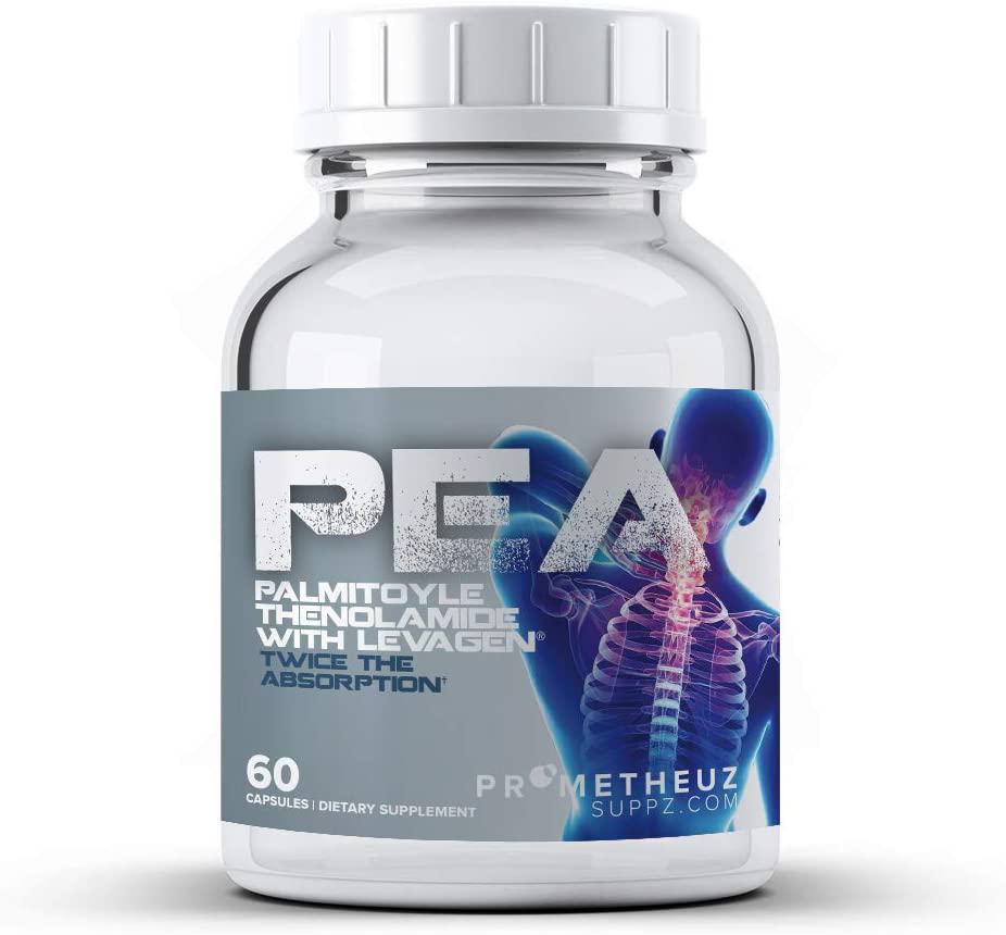 PrometheuzHealth Pea Palmitoylethanolamide with Levagen 60 Capsules
