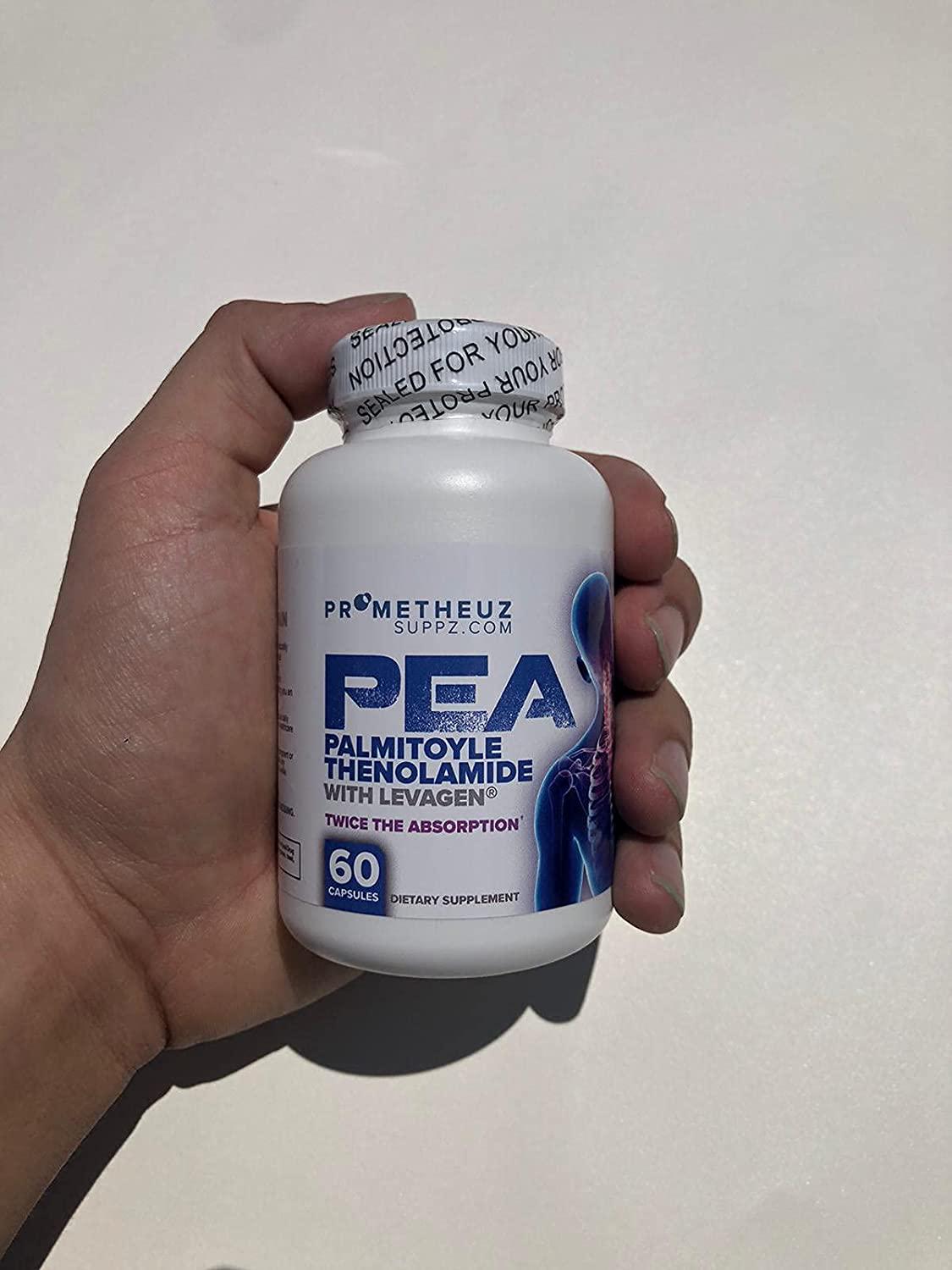 PrometheuzHealth Pea Palmitoylethanolamide with Levagen 60 Capsules